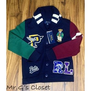 Ralph Lauren Polo Letterman Sweater